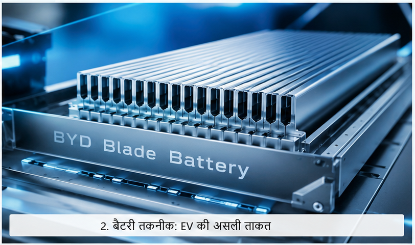 आधुनिक ब्लेड बैटरी तकनीक जो इलेक्ट्रिक वाहनों की रेंज और सुरक्षा को बेहतर बनाती है
