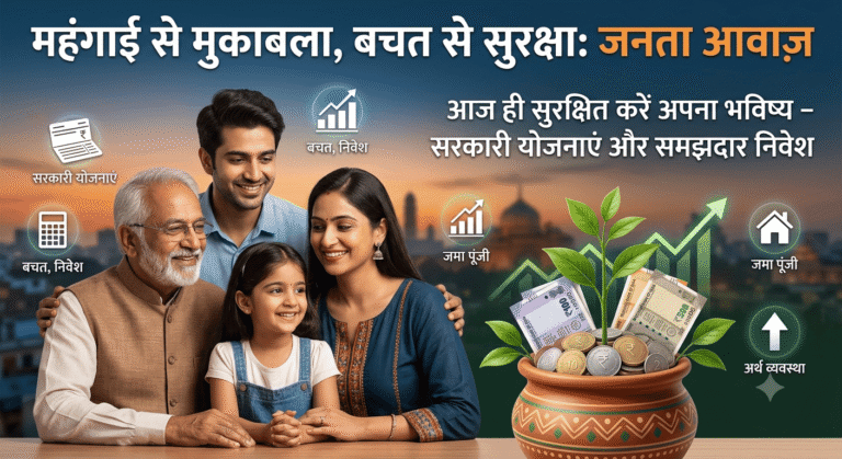 महंगाई में पैसे कैसे बचाए? 2026 में सुरक्षित निवेश और कमाई के 5 आसान तरीके महंगाई में पैसे कैसे बचाए और सुरक्षित निवेश - जनता आवाज़