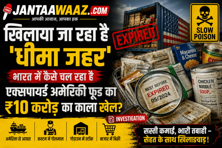 भारत में एक्सपायर्ड अमेरिकी फूड के कथित काले कारोबार को दर्शाती सांकेतिक तस्वीर